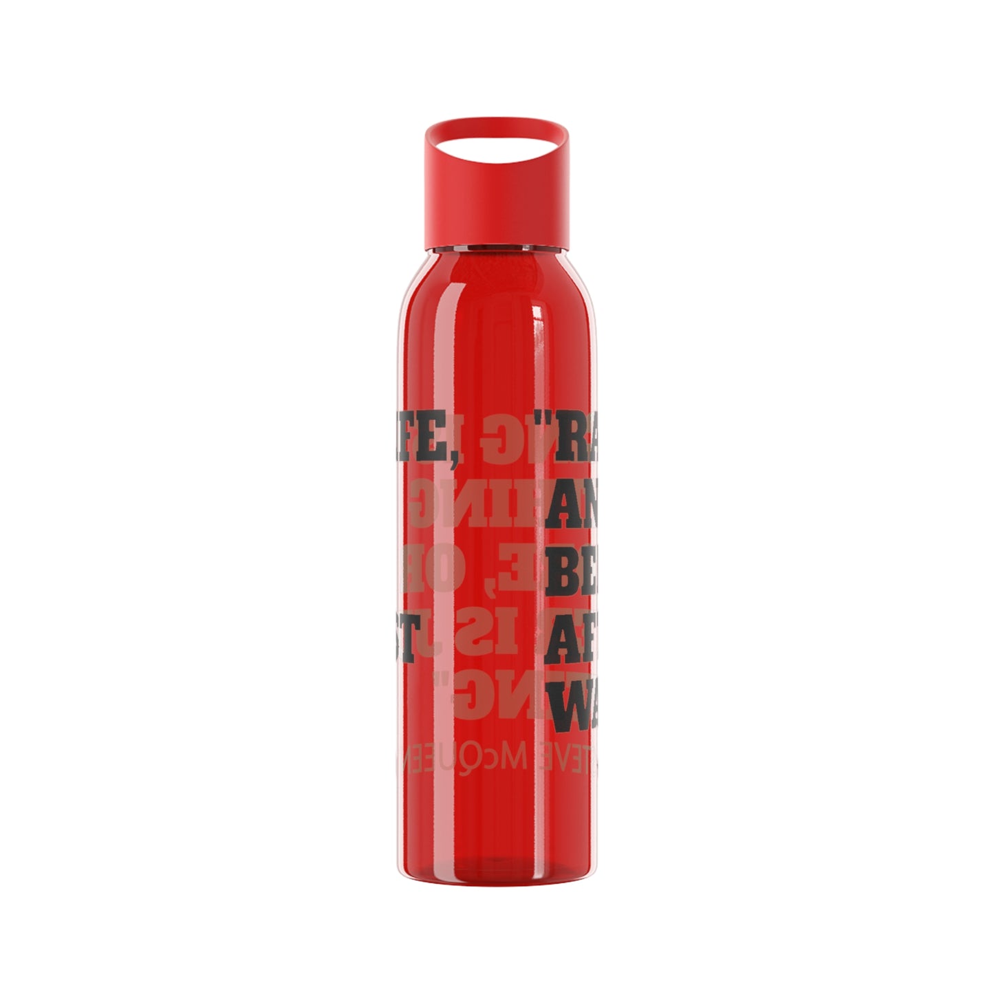 Mojo Moto MX Legends Steve McQueen Quote Water Bottle