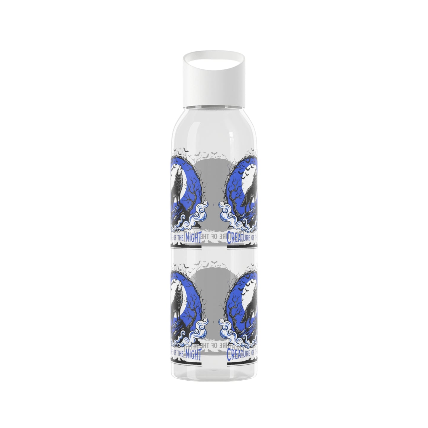 Creature of the Night Halloween Water Bottle – Werewolf Moon Design