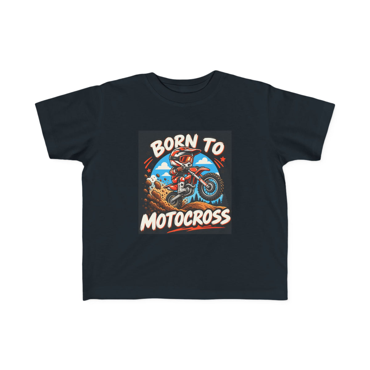 Born to Motocross Kleinkind T-Shirt – Kleines MX-Fahrer Shirt