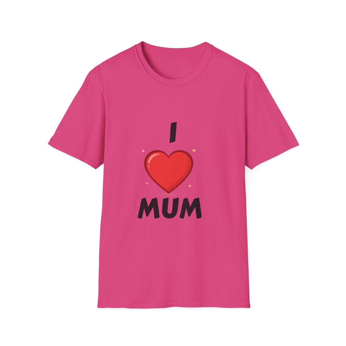I Love Mum T-Shirt  Classic Mothers Day Tee
