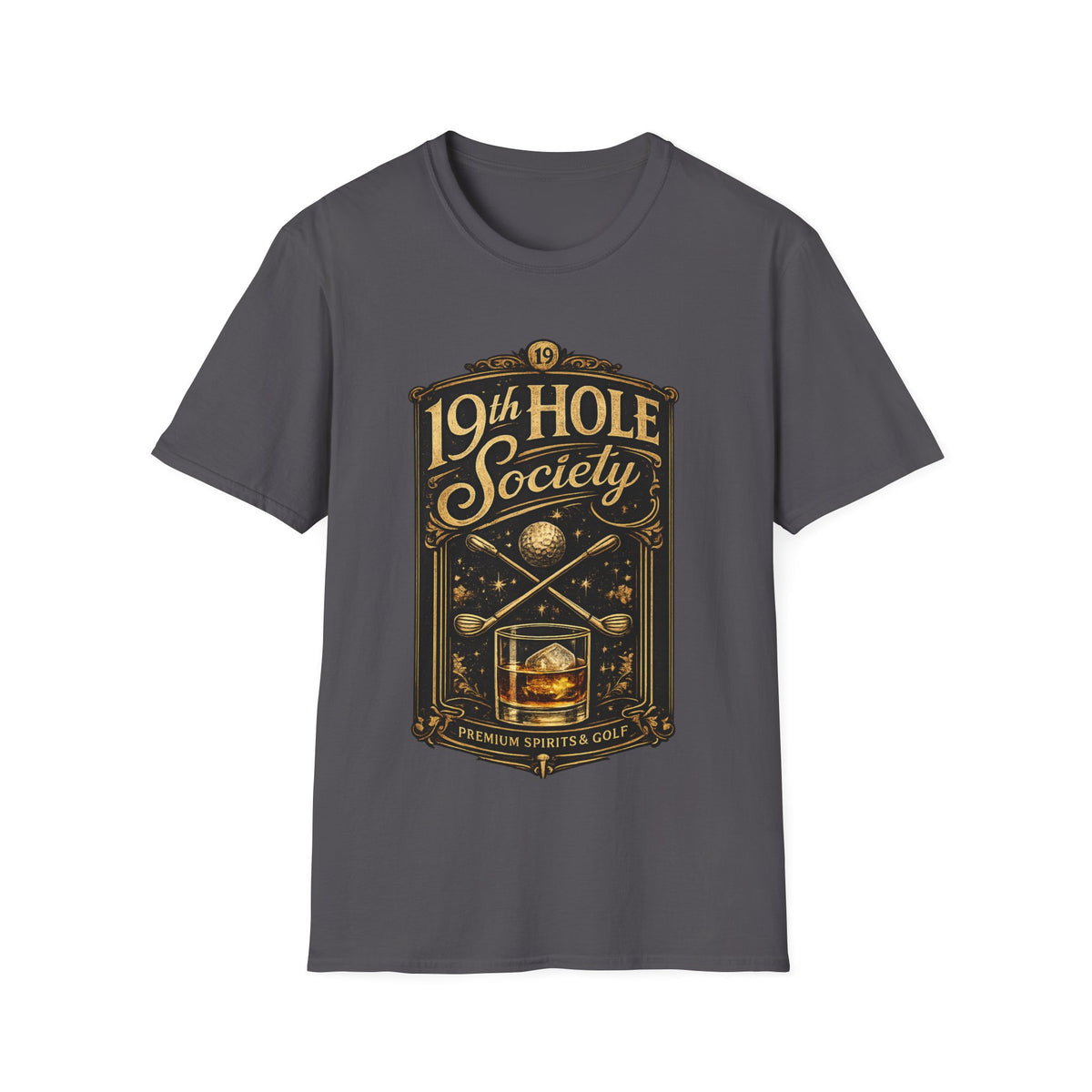 19th Hole Society Fine Spirits and Golf T-Shirt