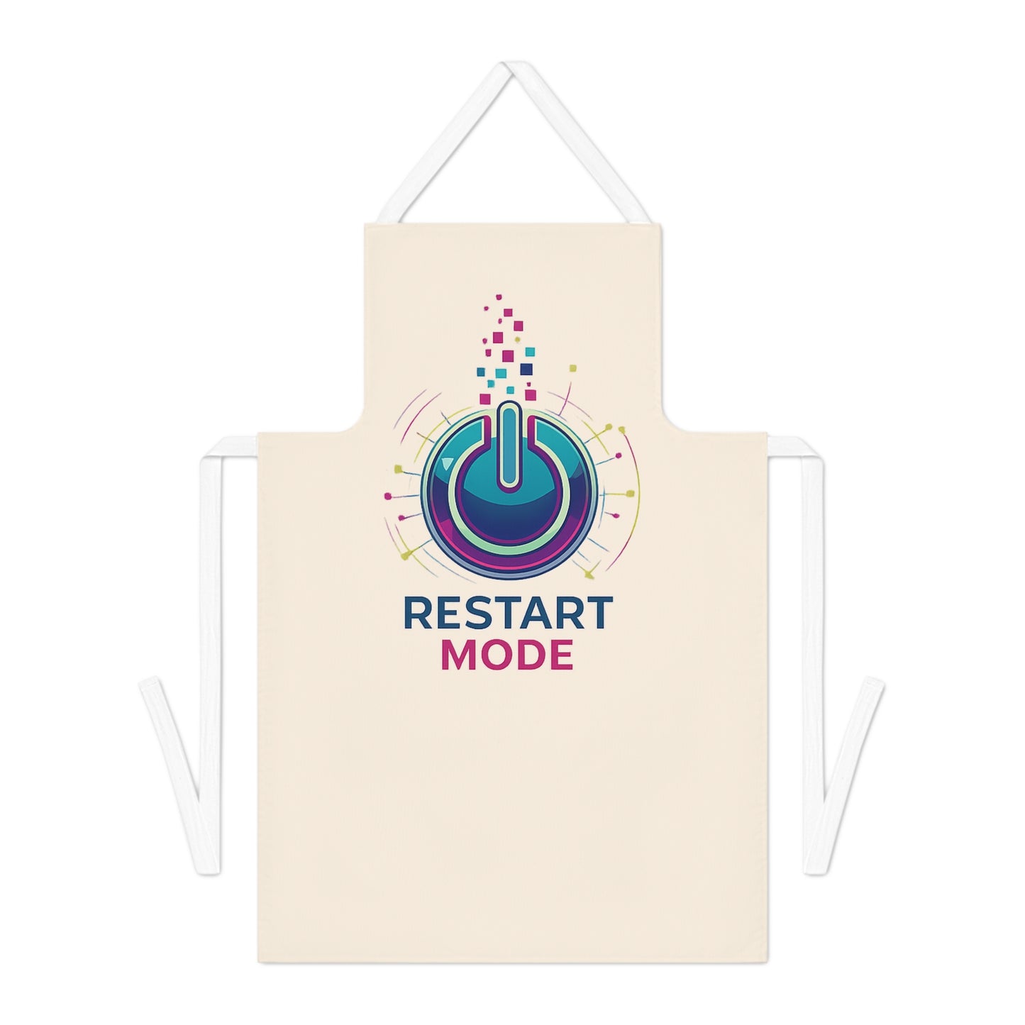 Restart Mode Apron | Baking Apron | Cooking Apron | Funny Kitchen Apron | Gift for Bakers | Unisex Kitchen Apron