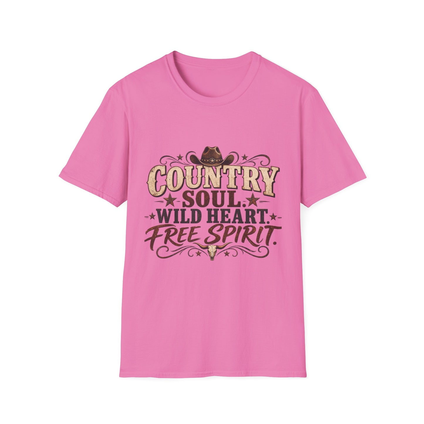 Country Soul Wild Heart Free Spirit T-Shirt – Western Country Tee