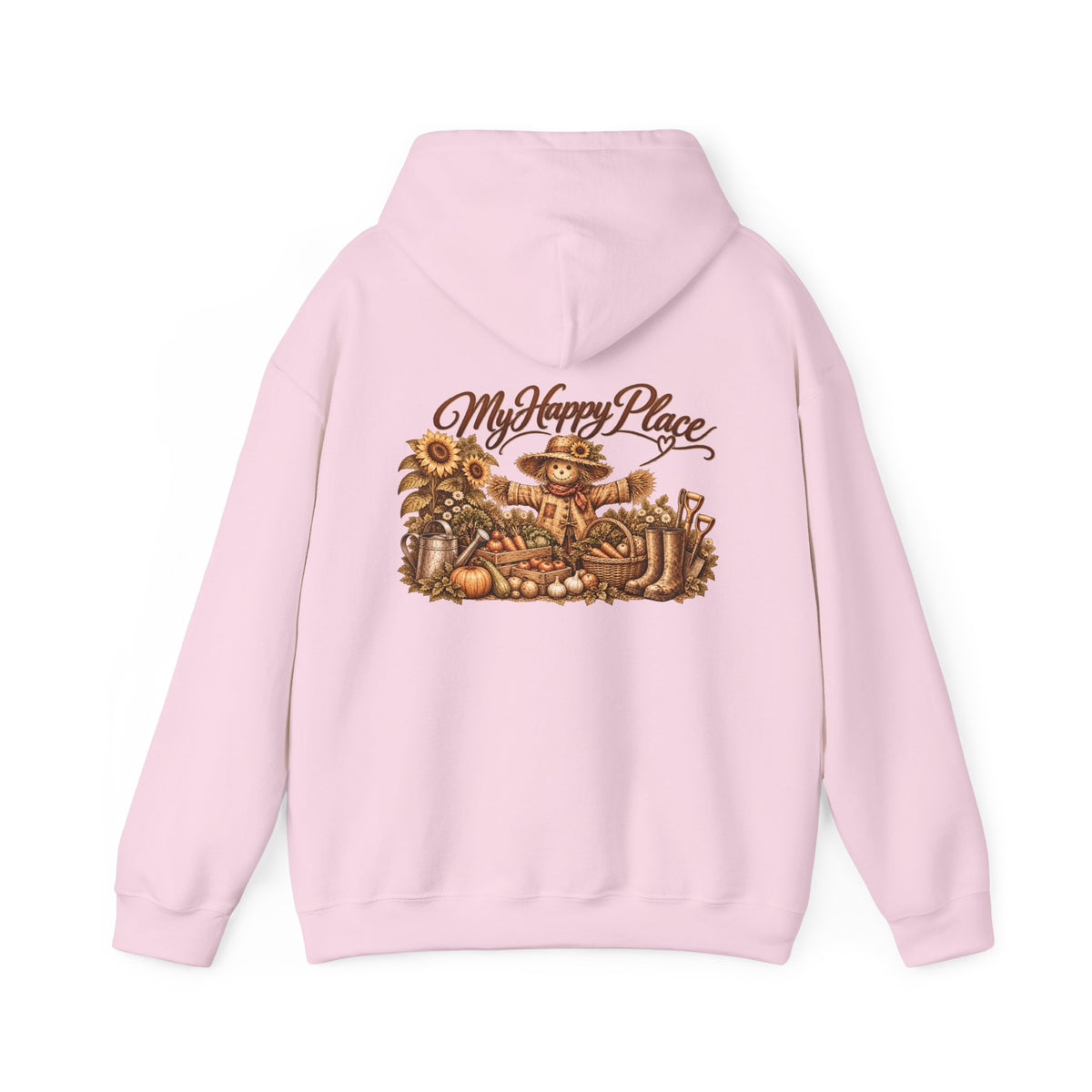 My Happy Place Vintage Style Gärtner-Kapuzenpullover