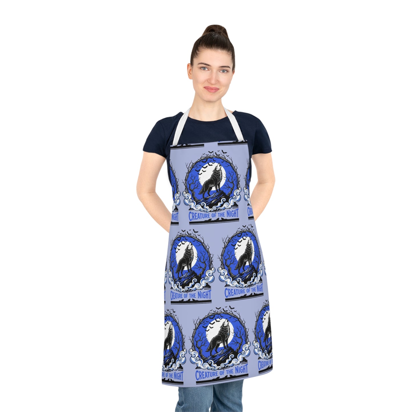 Creature of the Night Werewolf Apron – Gothic Full Moon Kitchen Apron