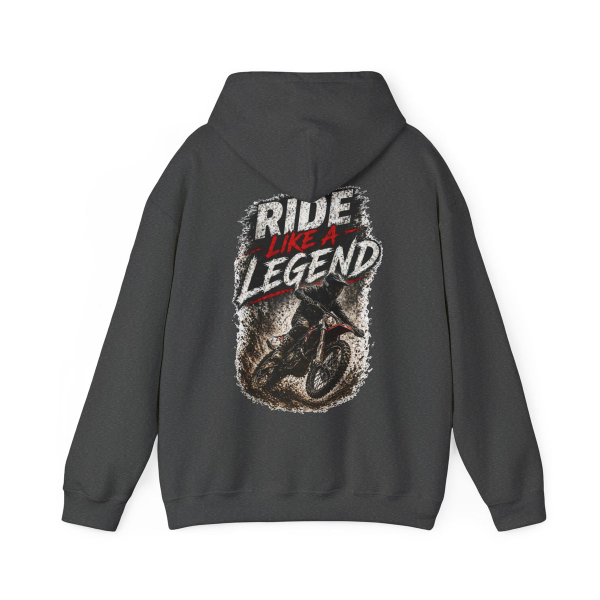Ride Like a Legend Motocross-Kapuzenpullover – Dirt-Bike-Fahrer-Hoodie