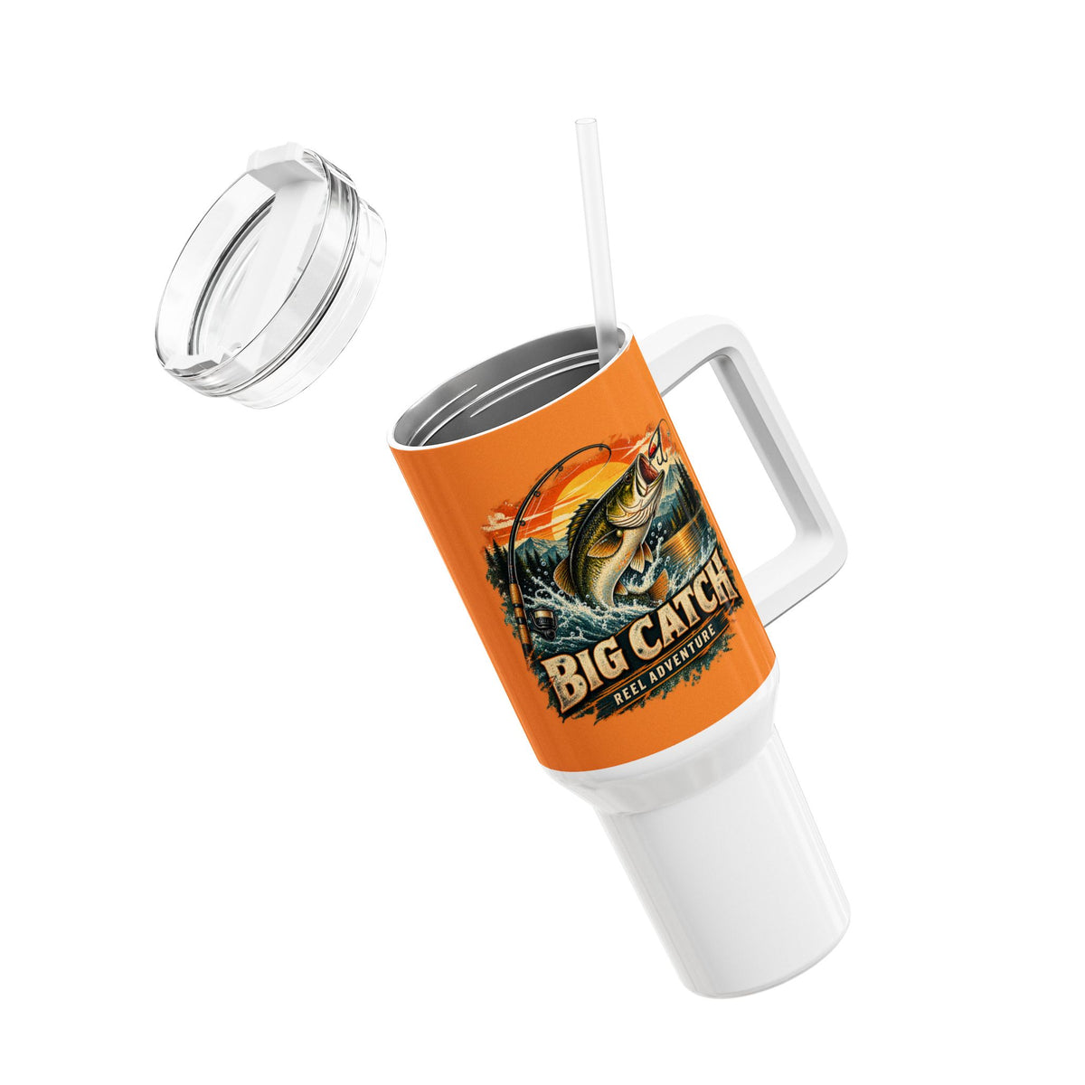 Big Catch Reel Adventure 40oz Tumbler – Vintage Fishing Tumbler
