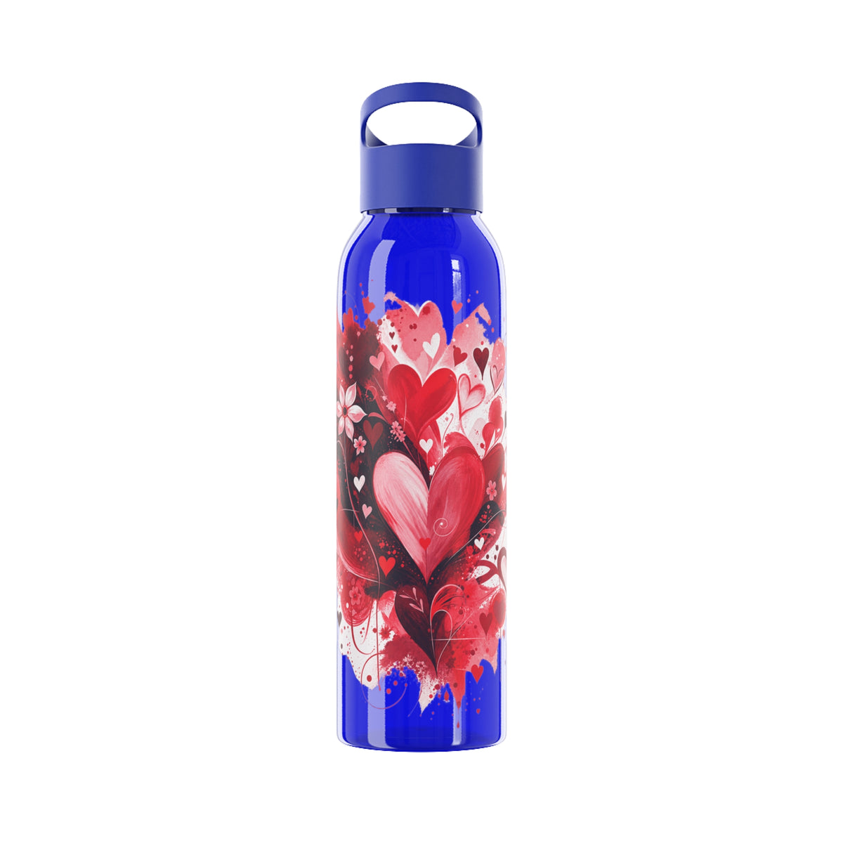 Floral Hearts Water Bottle | 21.9oz Reusable Bottle