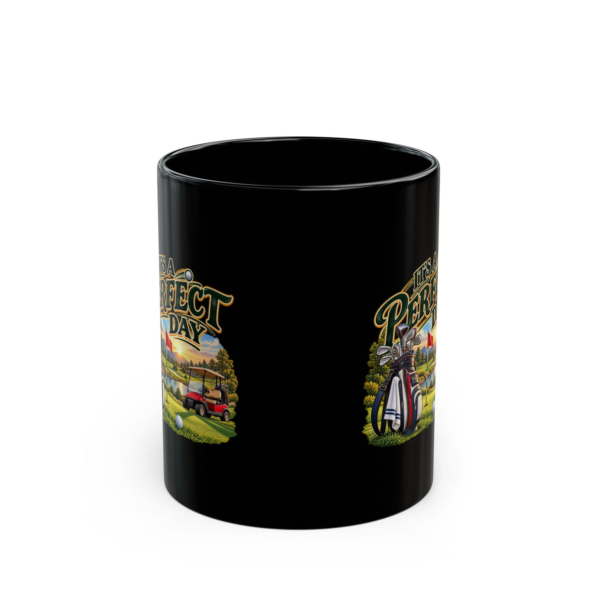 It’s a Perfect Day Golf Mug – Black Golfer Mug
