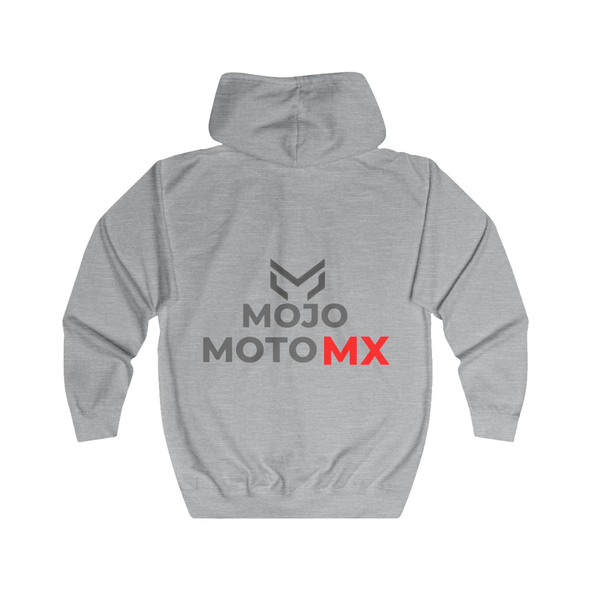 Mojo Moto MX Zip-Hoodie Motocross Logo Full-Zip Hoodie
