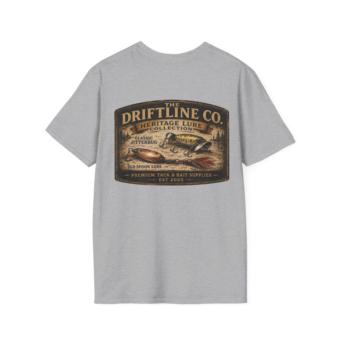Heritage Lure Collection Vintage Fishing T-Shirt | The Driftline Company