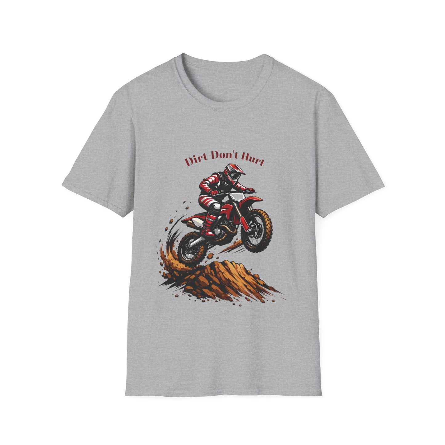 Dirt Don't Hurt Motocross T-Shirt Off Road Dirt Bike Graphic Tee