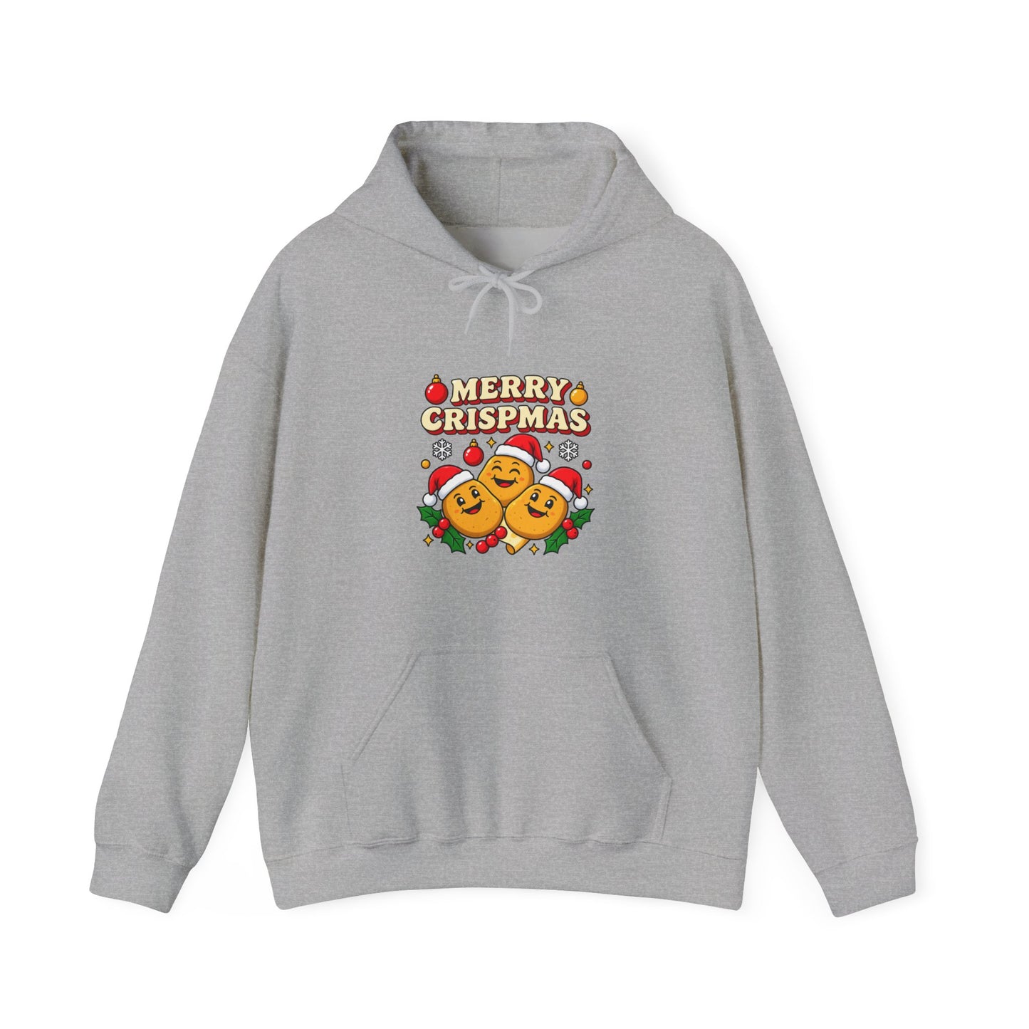 Merry Crispmas Christmas Hoodie – Cosy Unisex Festive Hoodie