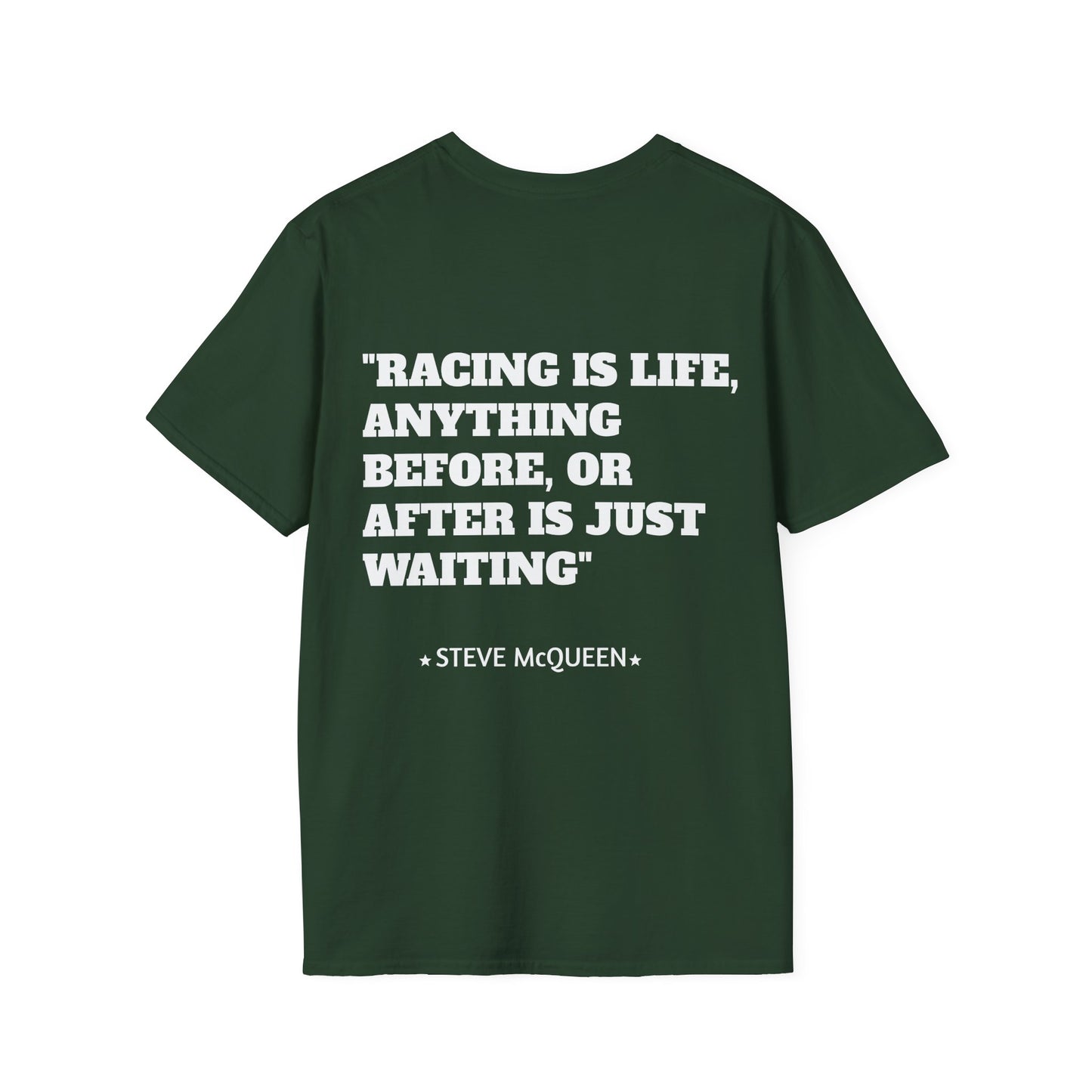 T-Shirt Mojo Moto MX Legends Hommage à Steve McQueen (Options de T-Shirt couleur foncée)