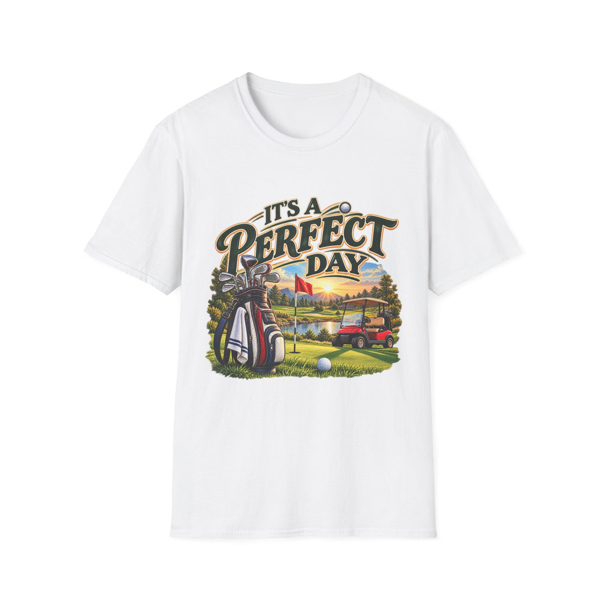 T-Shirt de golf C'est une journée parfaite pour le golf