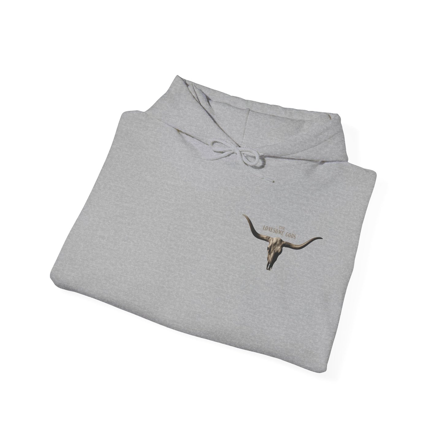 Sweat à capuche graphique Lonesome Gods - Sweat-shirt unisexe en tissu épais avec motifs des deux côtés