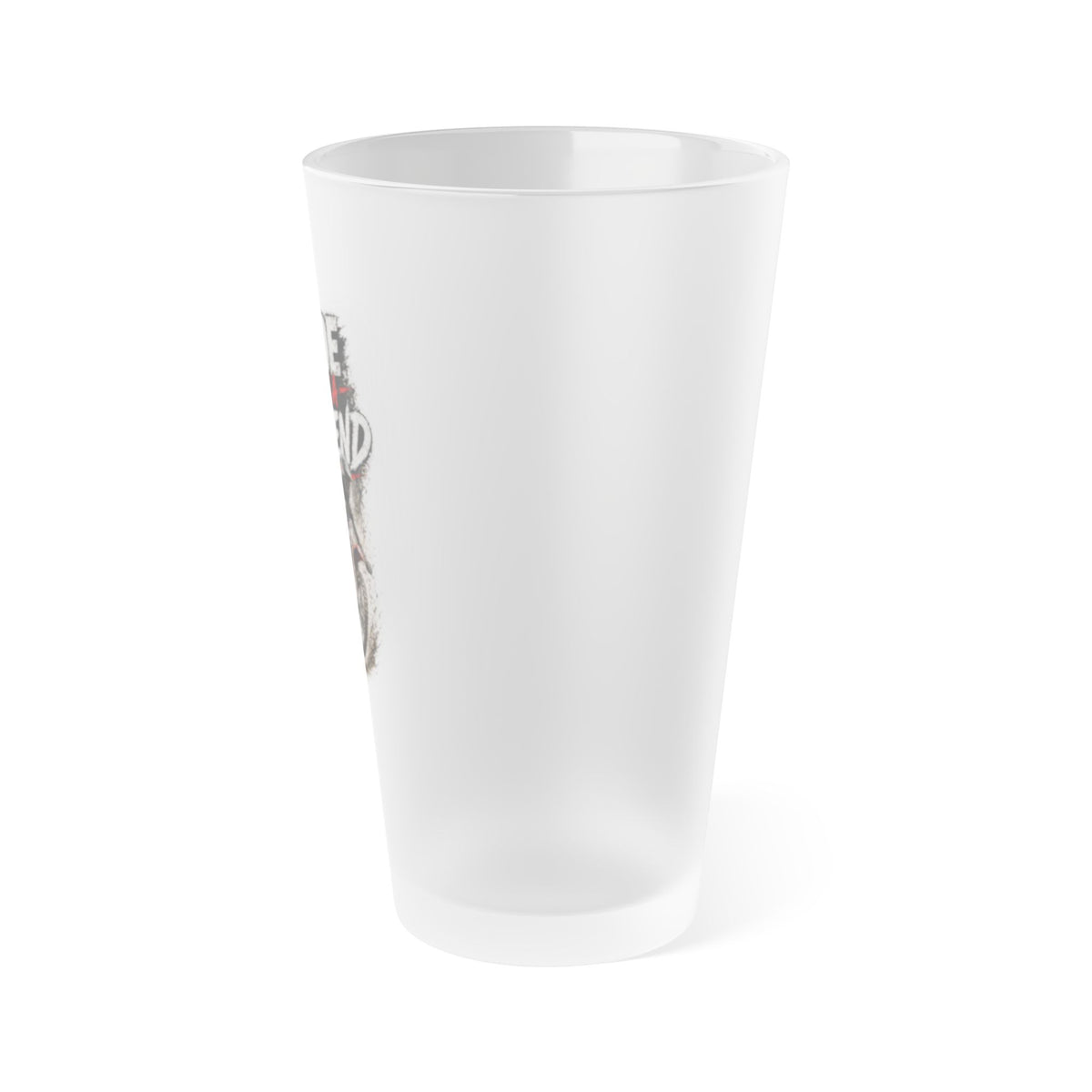 Ride Like a Legend Frosted Moto Pint Glass