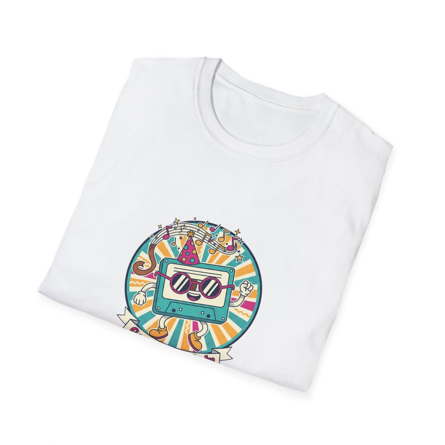 Retro Good Vibes Only T-Shirt | Colourful Retro Cassette Graphic Tee | 80s & 90s Inspired Unisex T-Shirt