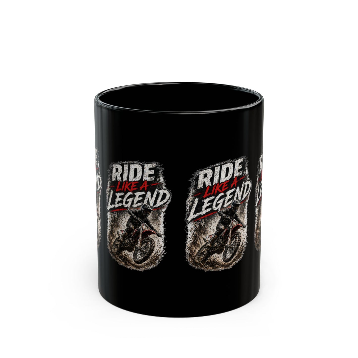 Ride Like a Legend Mug    Dirt Bike Coffee Cup