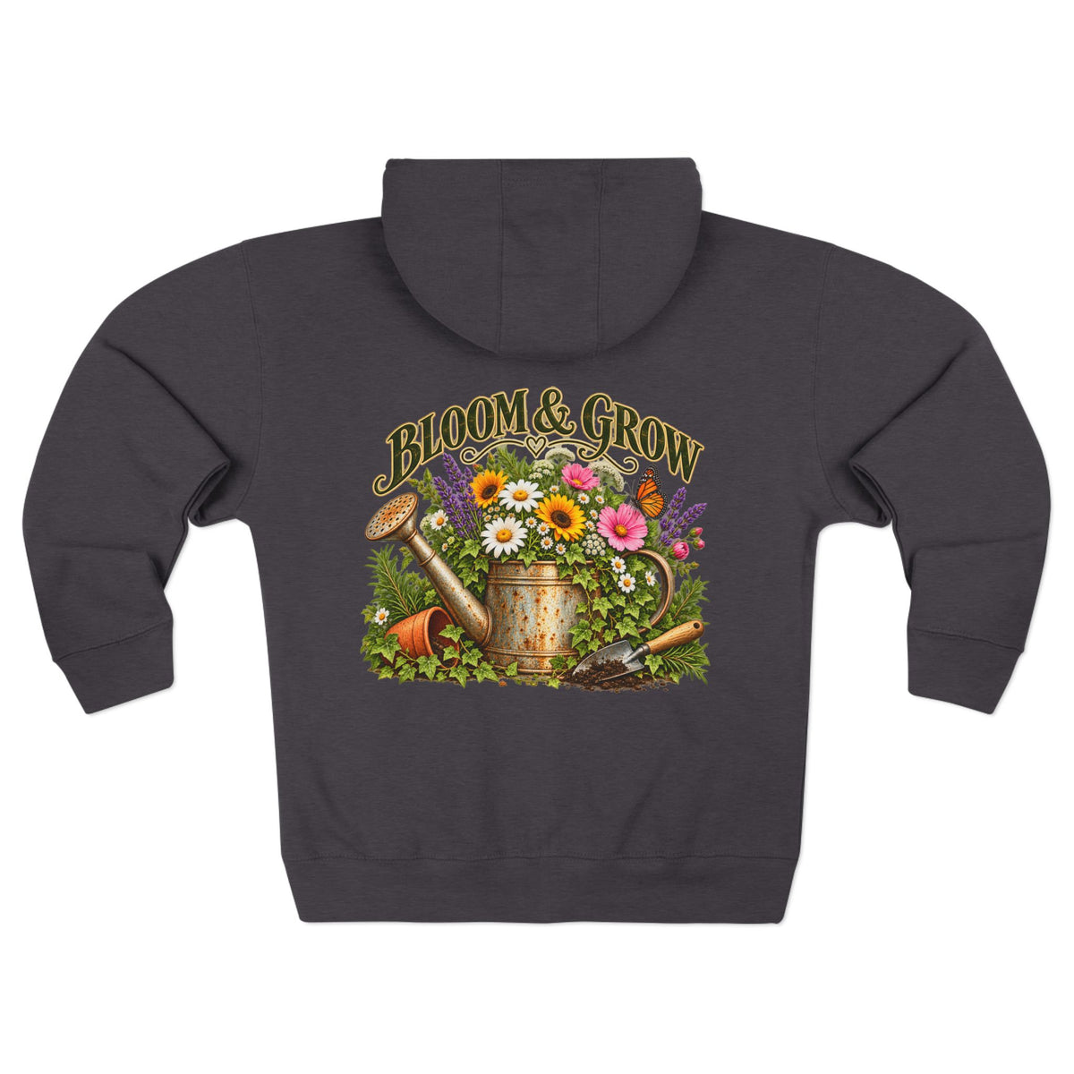 Bloom & Grow Vintage Garden – Zip Hoodie