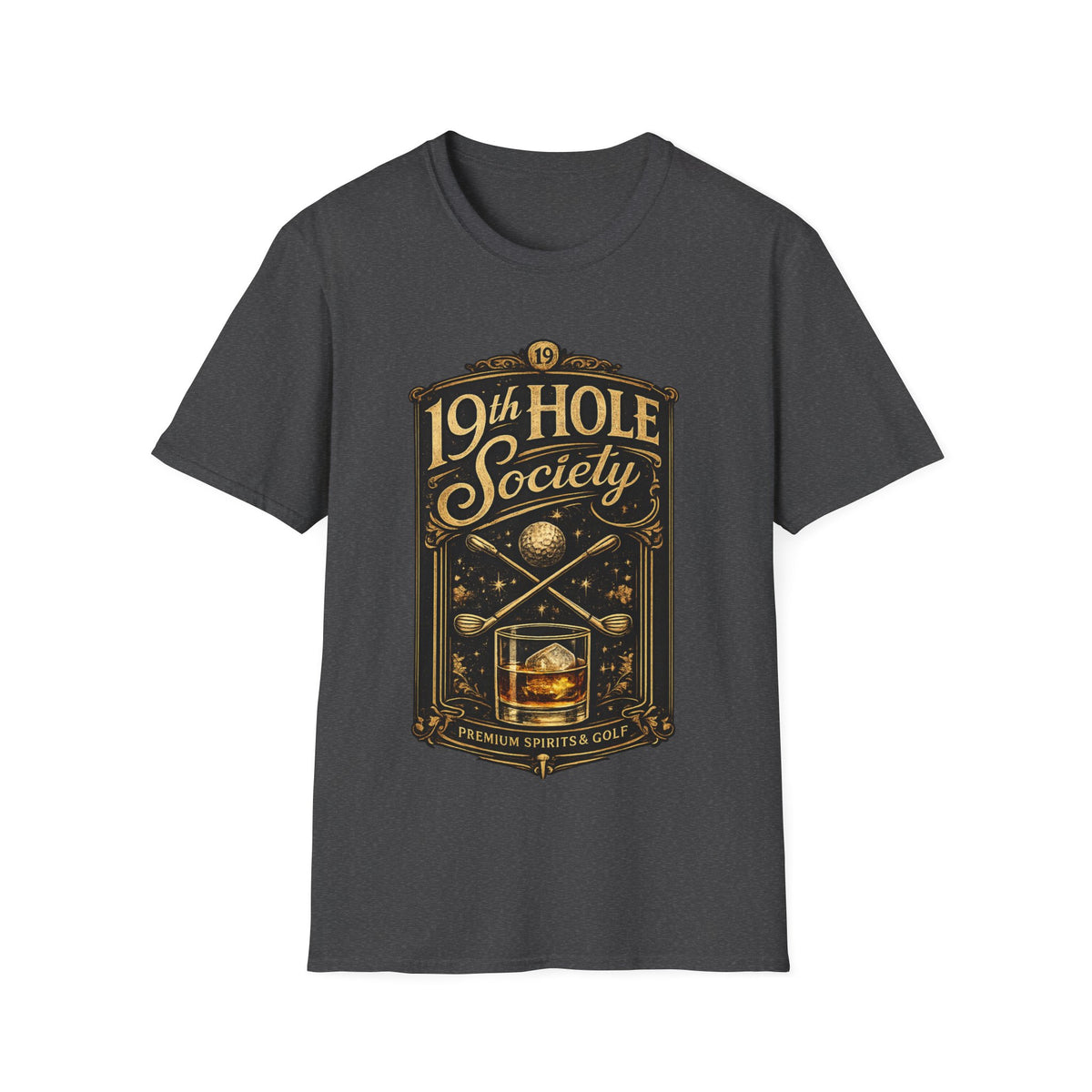 19th Hole Society Fine Spirits and Golf T-Shirt