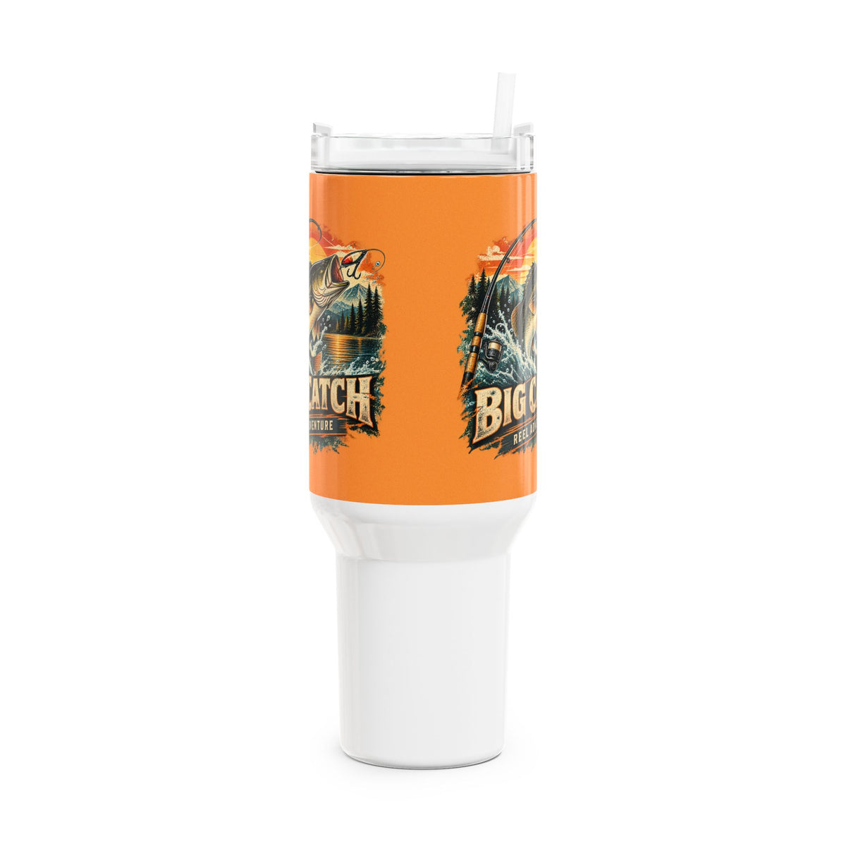 Big Catch Reel Adventure 40oz Tumbler – Vintage Fishing Tumbler