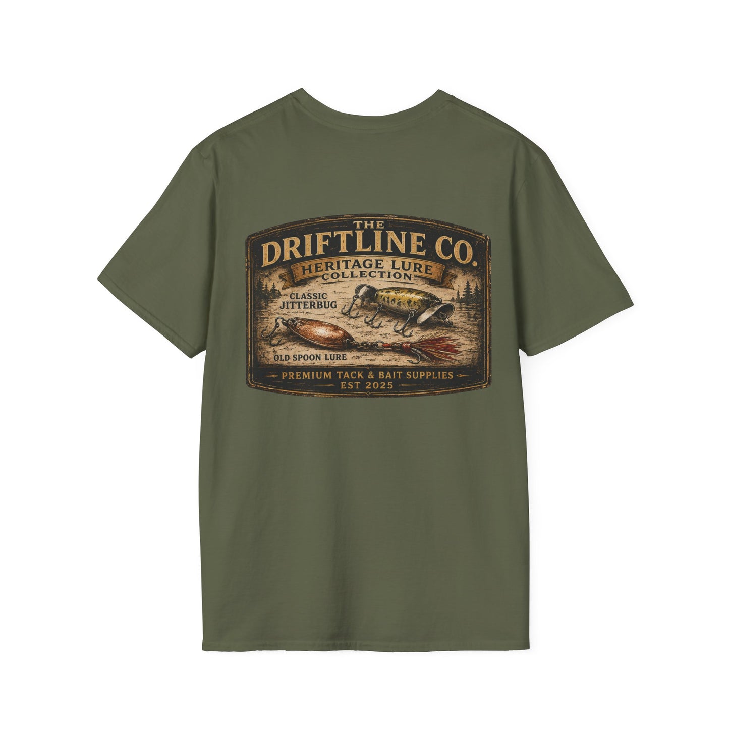 Heritage Lure Collection Vintage Fishing T-Shirt | The Driftline Company