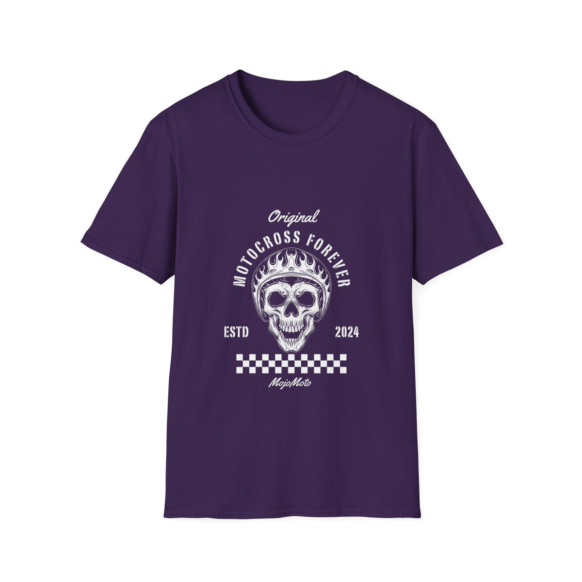 T-shirt Motocross Forever – Haut avec pilote de moto cross à tête de mort