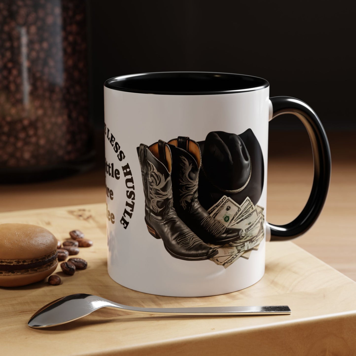 Accent Coffee Mug - Great for Coffee Lovers, Cowboys, Great Gift, Unique Mug for Home or Office