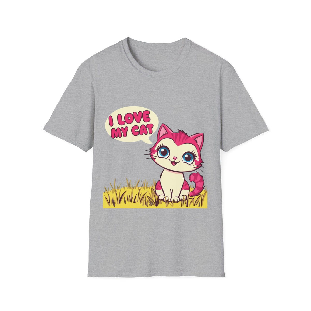 Niedliches Katzenliebhaber-T-Shirt