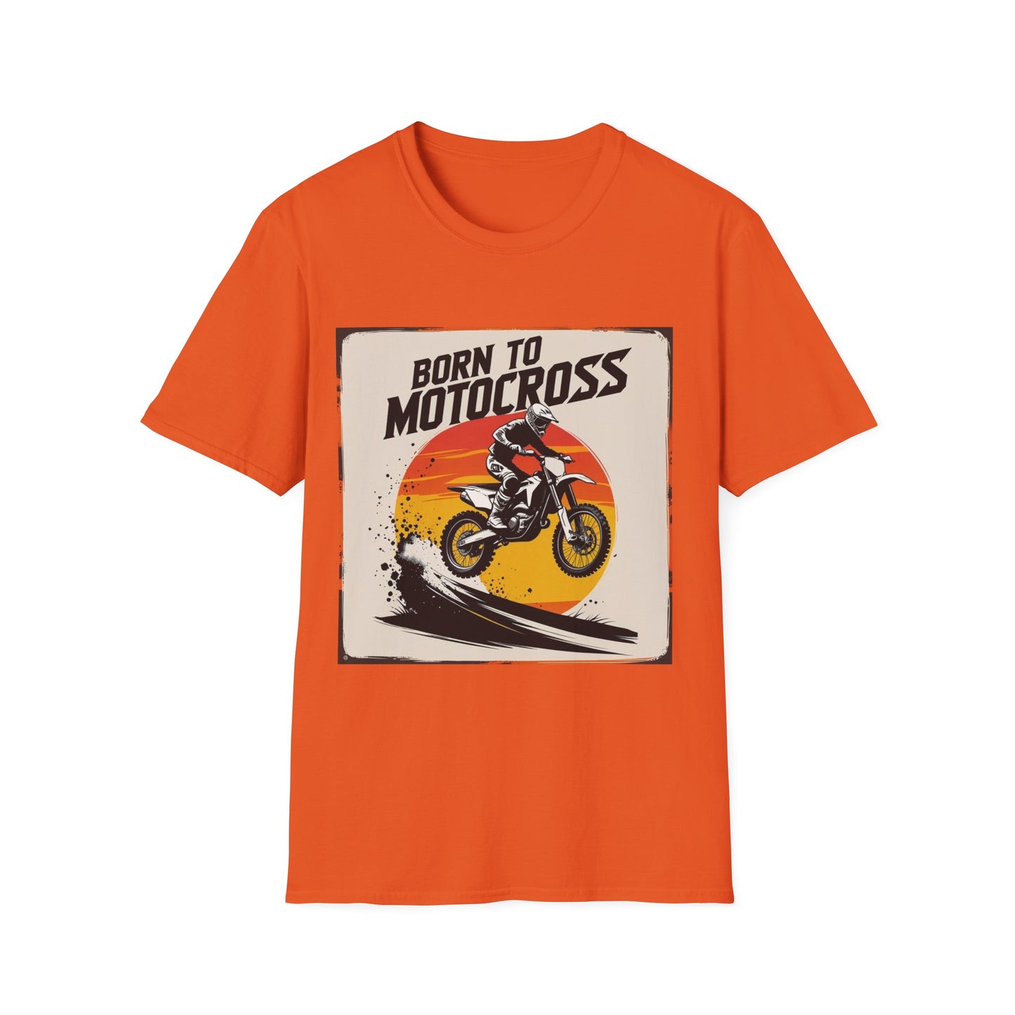 Born to Motocross Sunset Vintage T-shirt