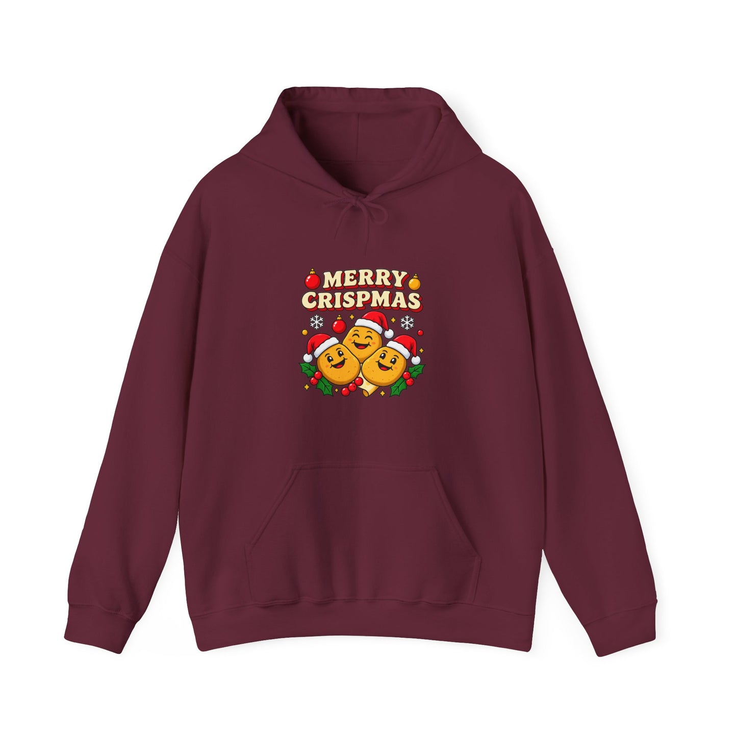 Merry Crispmas Christmas Hoodie – Cosy Unisex Festive Hoodie