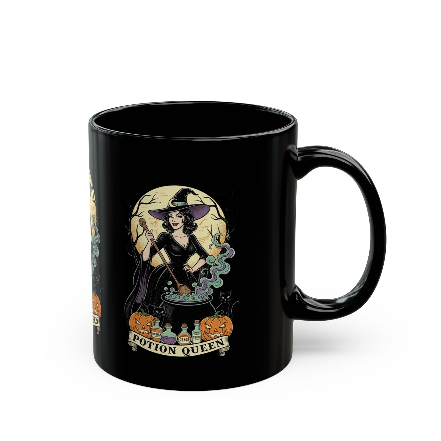 Potion Queen Halloween Black Mug