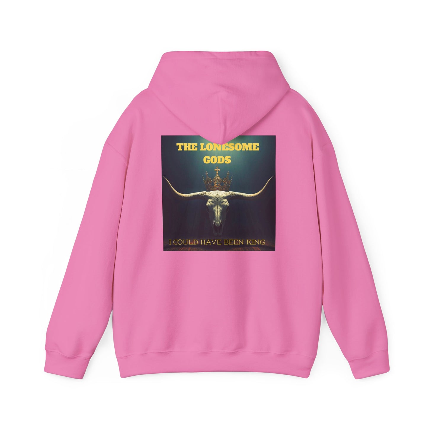 Sweat à capuche graphique Lonesome Gods - Sweat-shirt unisexe en tissu épais avec motifs des deux côtés