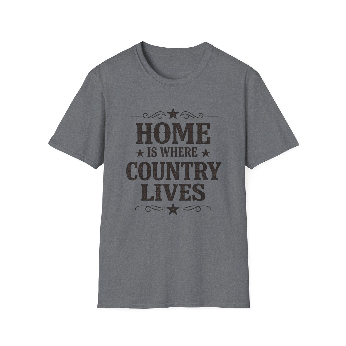 Home Is Where Country Lives T-Shirt – Country Style Tee