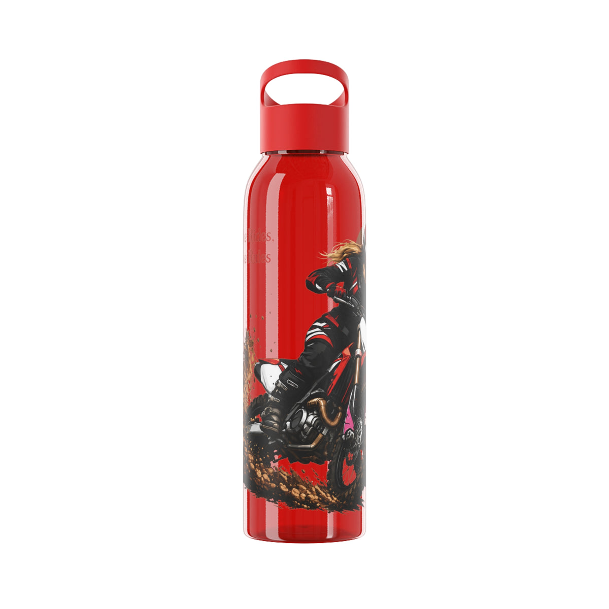 She Rides She Rules Motocross Water Bottle