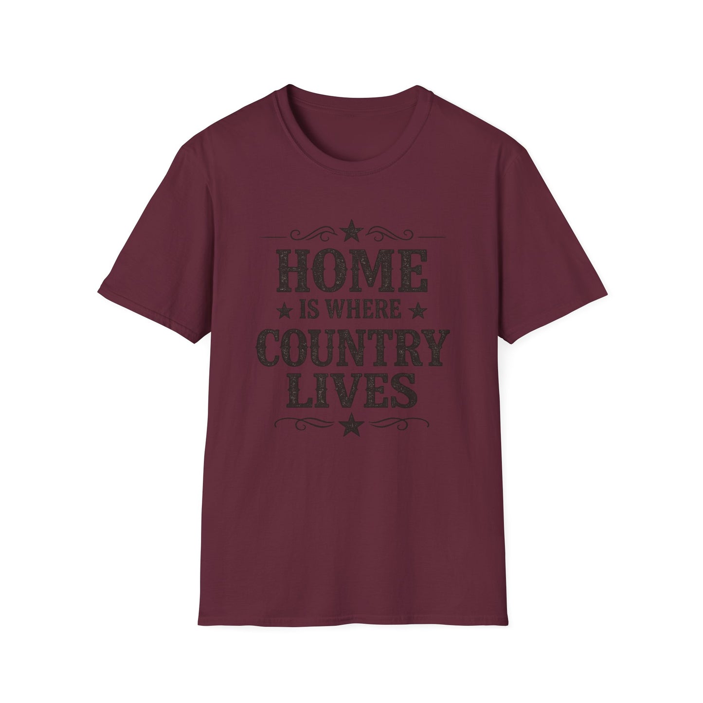 Home Is Where Country Lives T-Shirt – Country Style Tee
