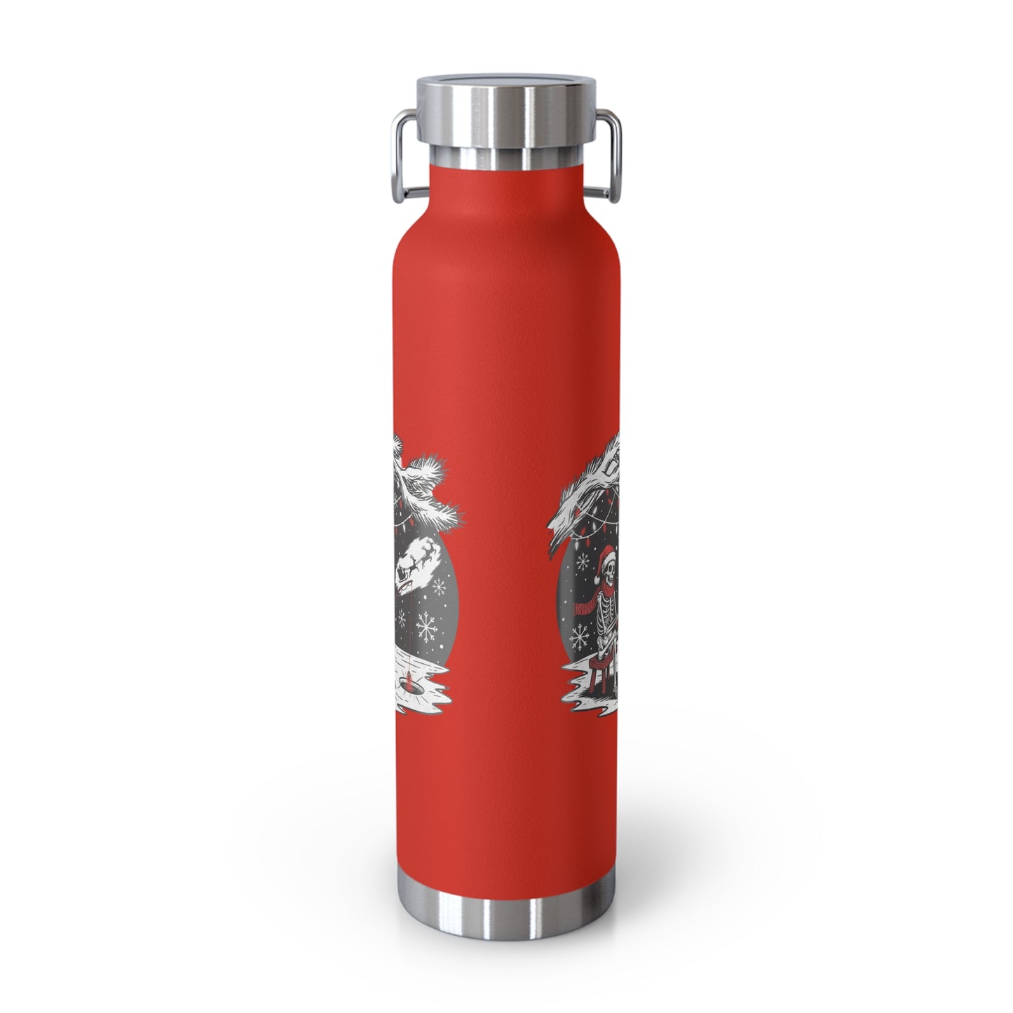 Merry Fishing Christmas Insulated Flask – Festive Fishing Bottle