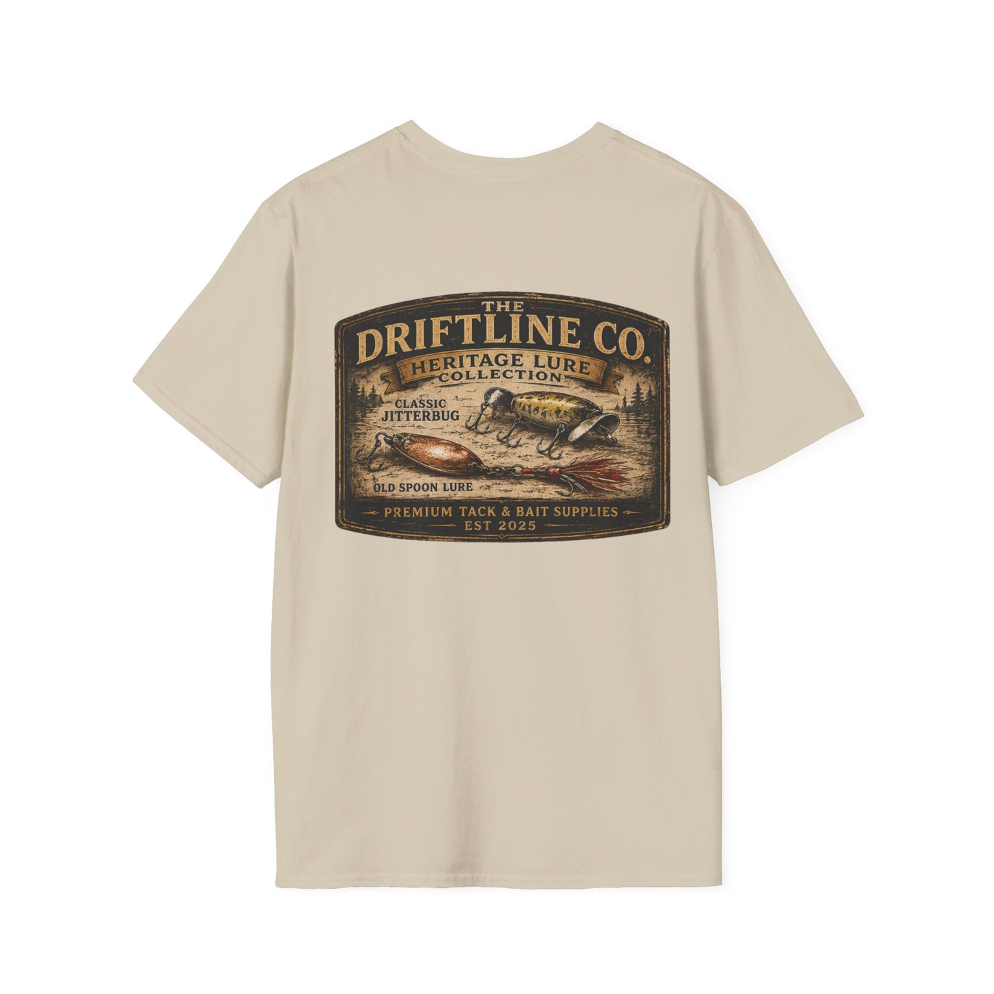 Heritage Lure Collection Vintage Fishing T-Shirt | The Driftline Company