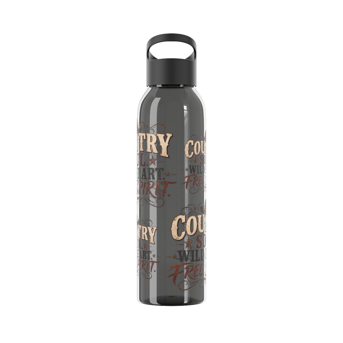 Country Soul Wild Heart Free Spirit Water Bottle – Country Western Bottle