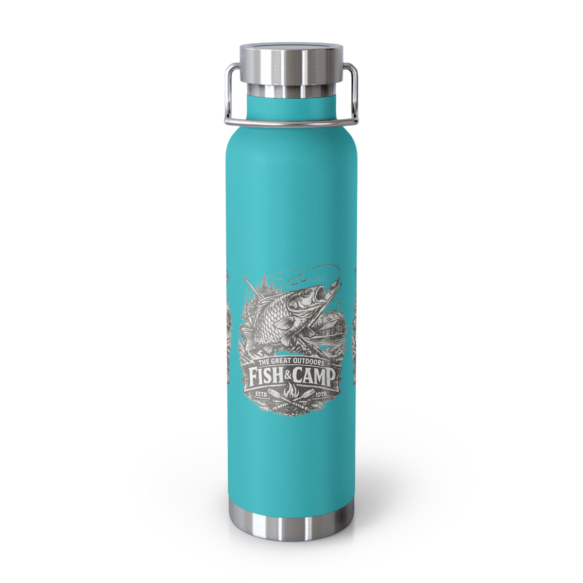 Fish & Camp Insulated Flask – Great Outdoors Fishing Flask