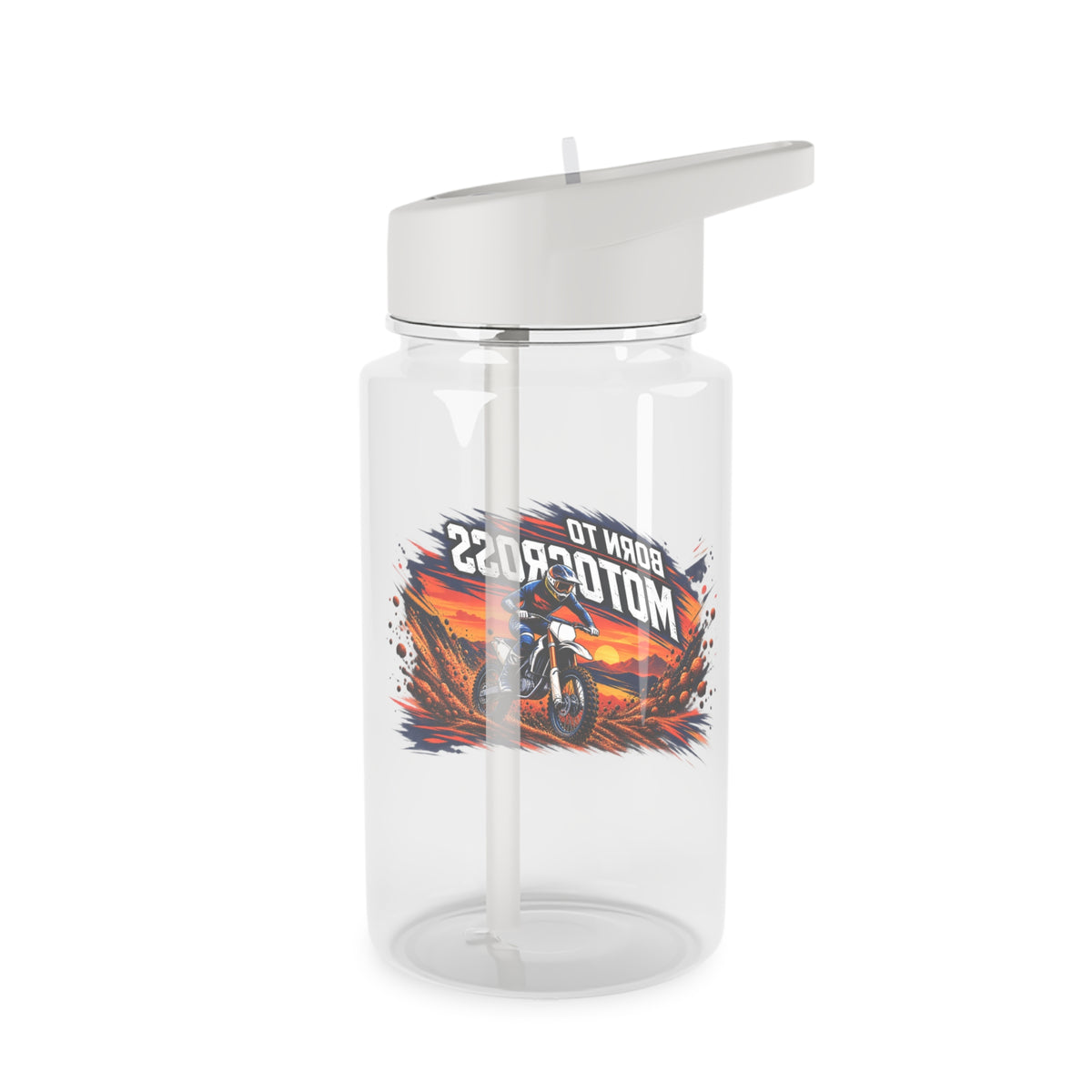Born to Motocross Straw Water Bottle – Dirt Bike MX Bottle