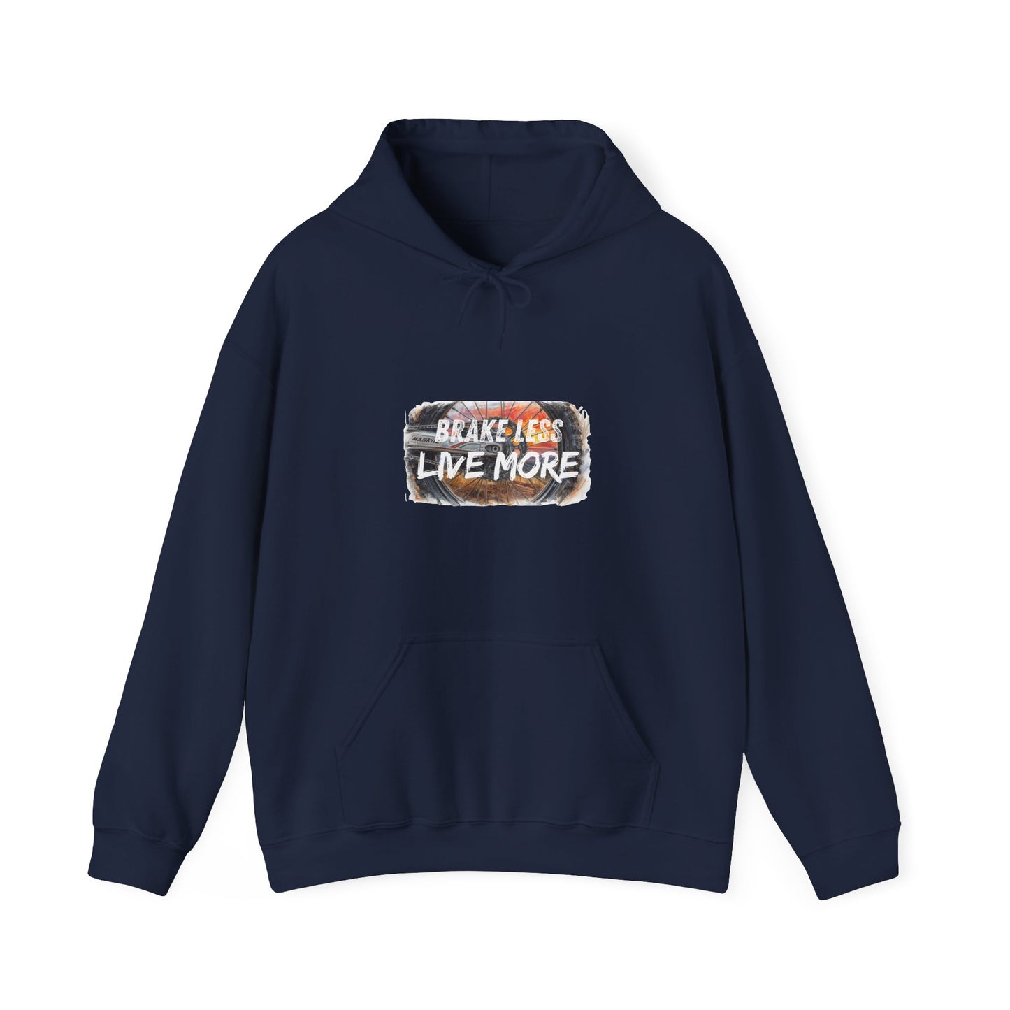 Brake Less Live More Hoodie — Motocross Graphic Pullover