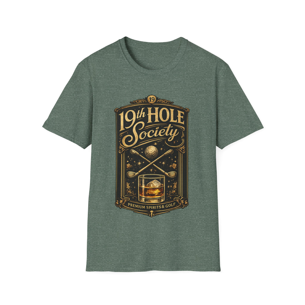 19th Hole Society Fine Spirits and Golf T-Shirt