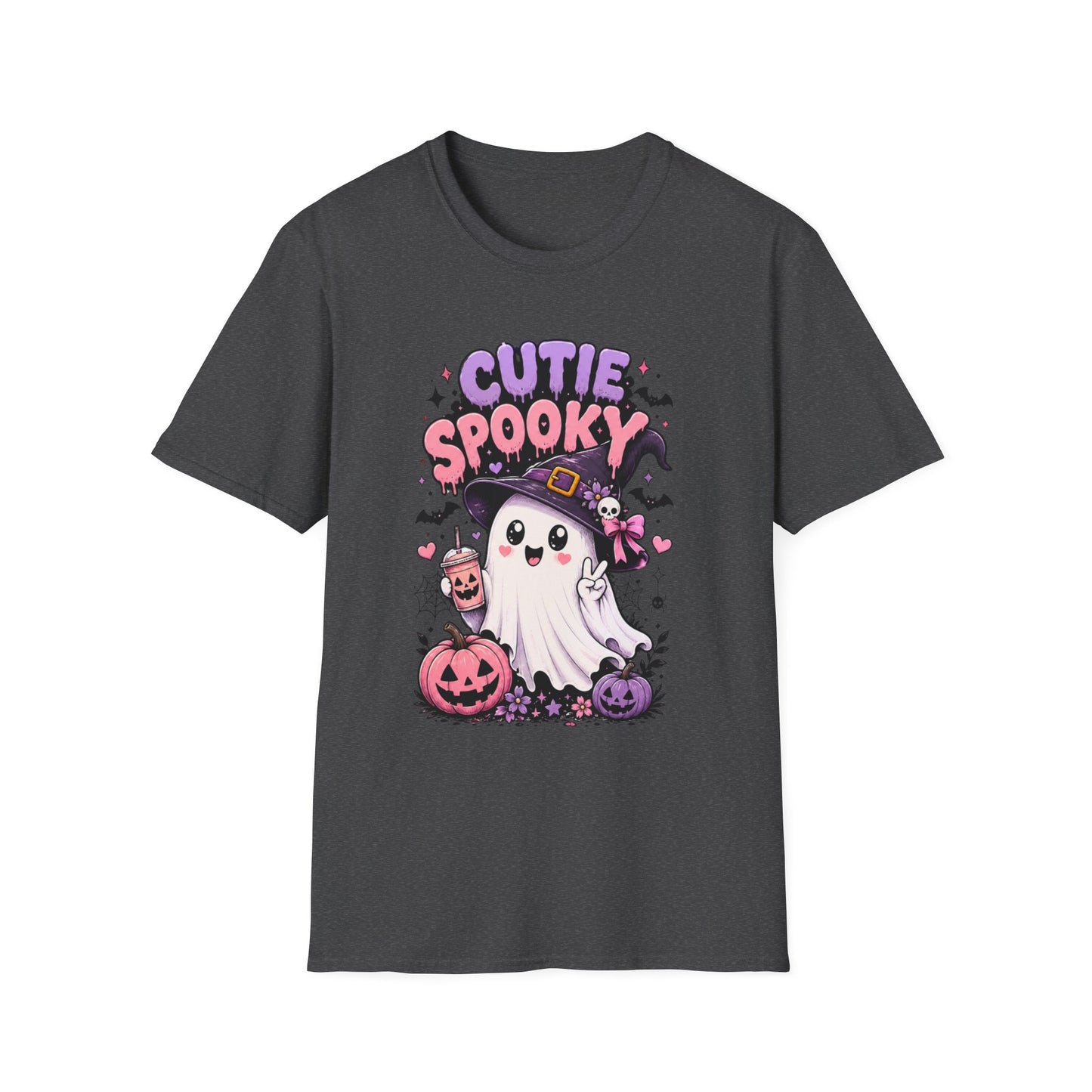 Cutie Spooky Ghost Halloween T-Shirt – Cute Graphic Tee