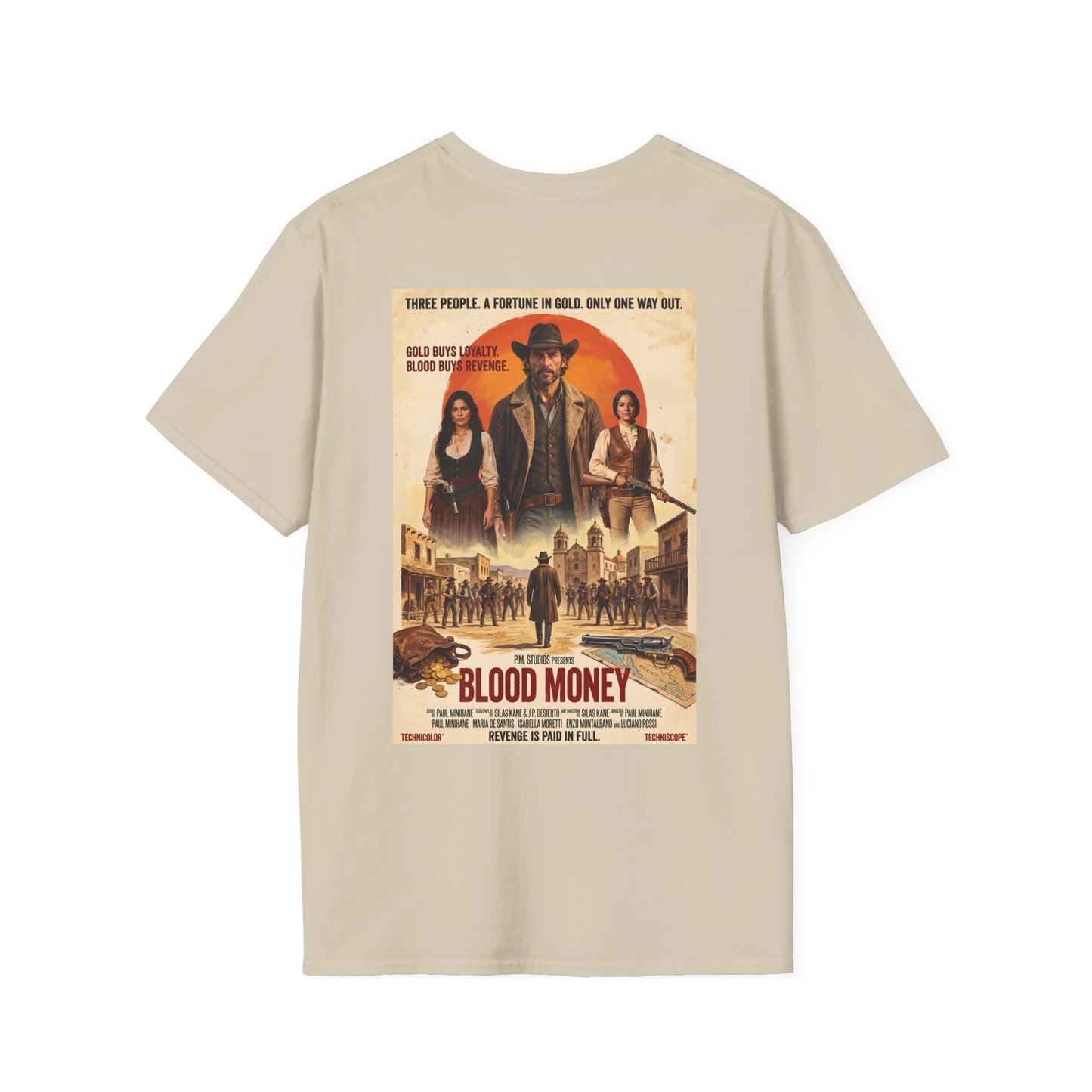 PM Pictures Blood Money T-Shirt – English Edition