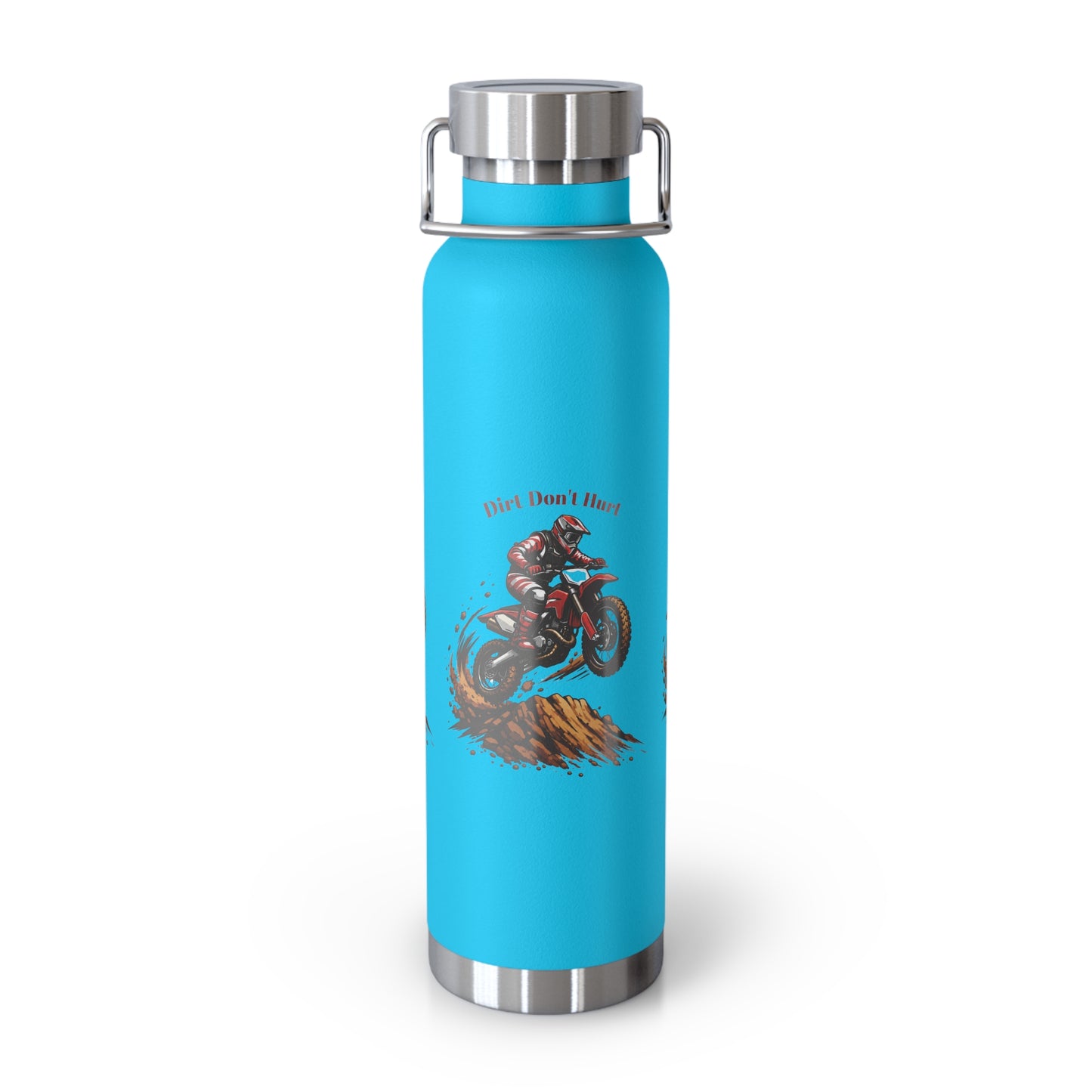 Dirt Don’t Hurt Moto Water Bottle — 22oz Insulated Stainless Steel