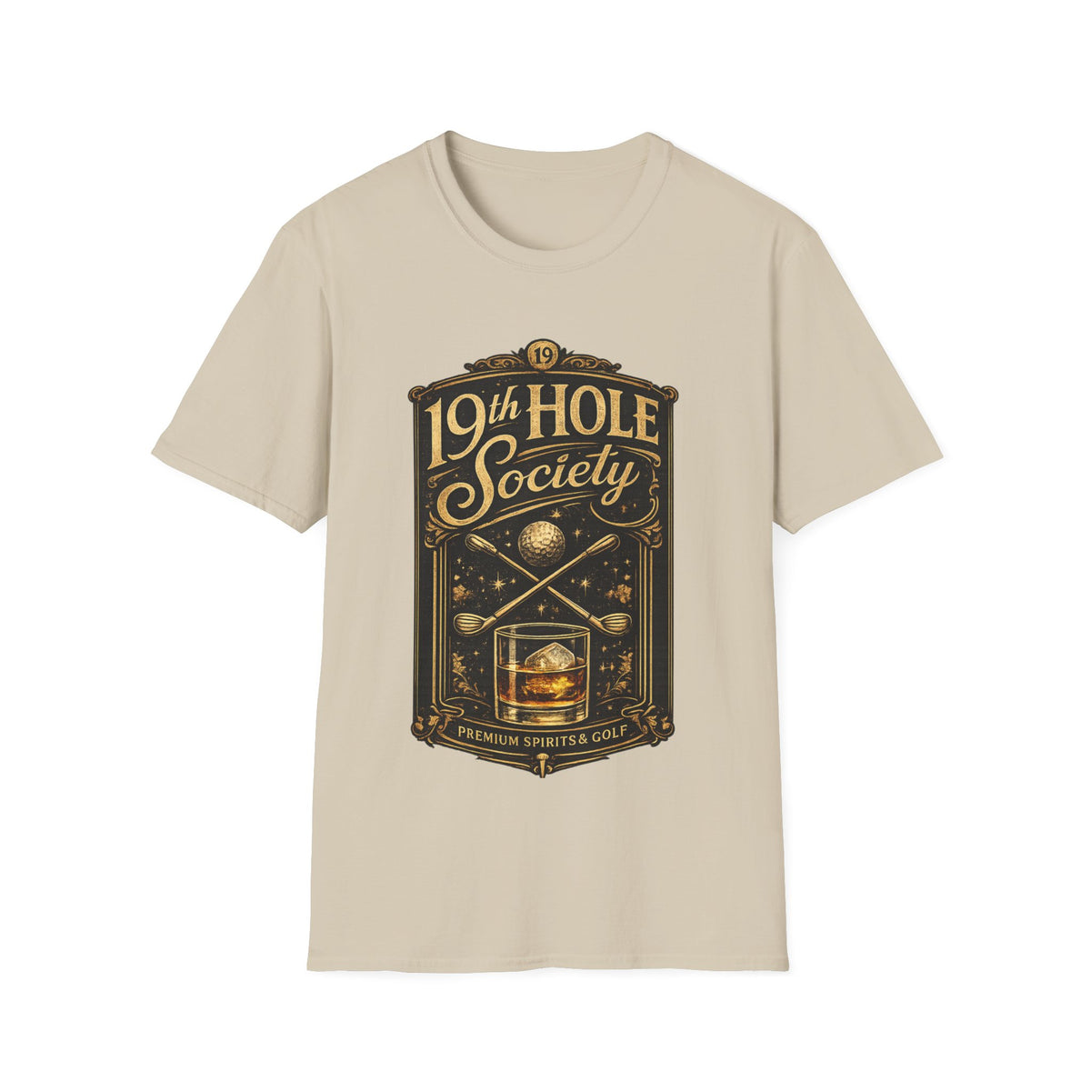 19th Hole Society Fine Spirits and Golf T-Shirt