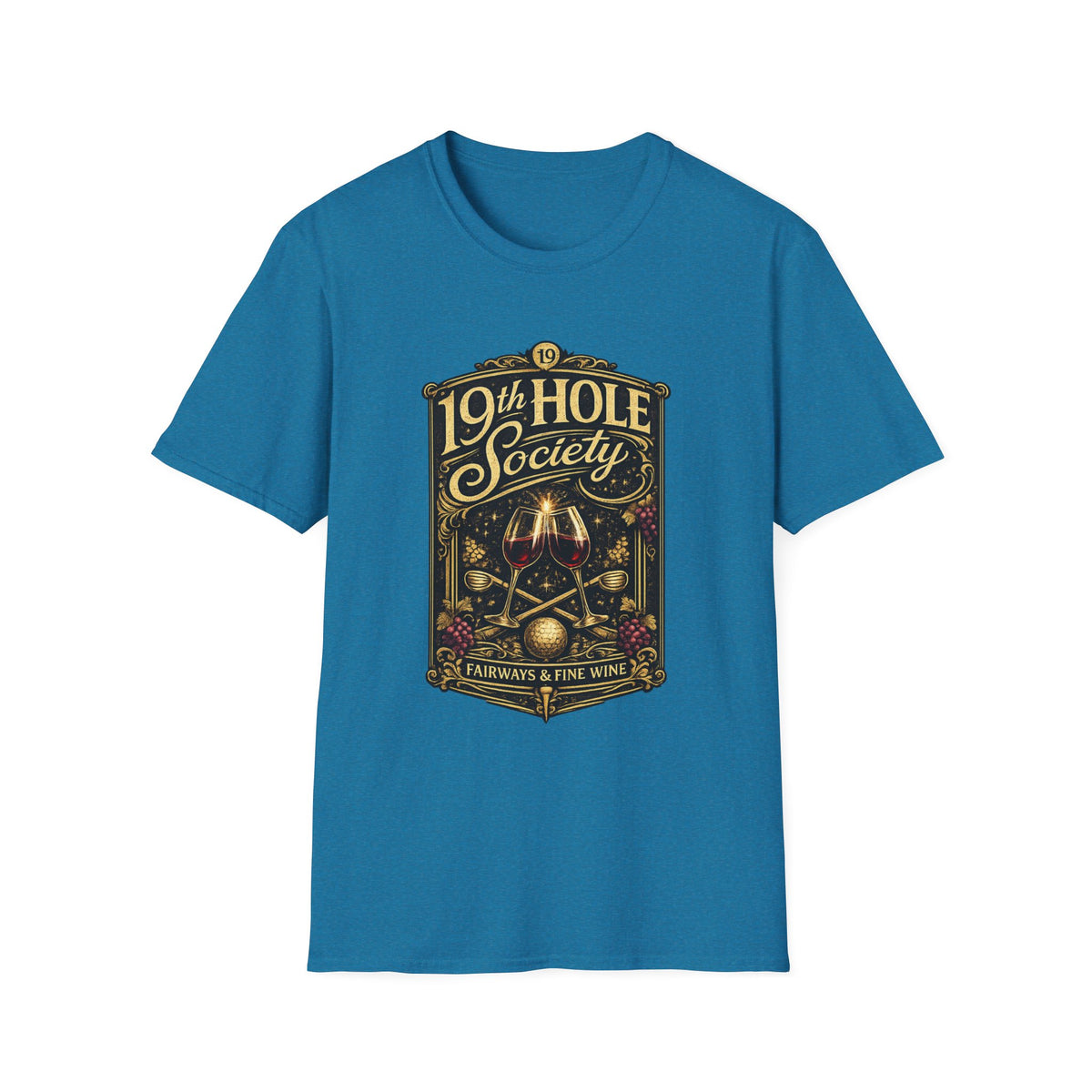 19th Hole Society Fairways and Fine Wine T-Shirt