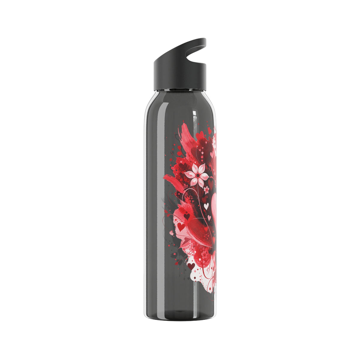 Floral Hearts Water Bottle | 21.9oz Reusable Bottle